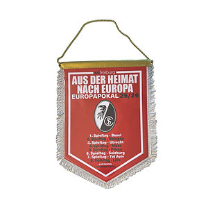 SCF Eventwimpel "Aus der Heimat nach Europa" 25/26 rot / weiß