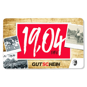 Gutscheinkarte 19,04 €