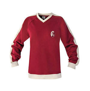 SC Freiburg 70er Raglan Sweater "Vintage" bordeaux