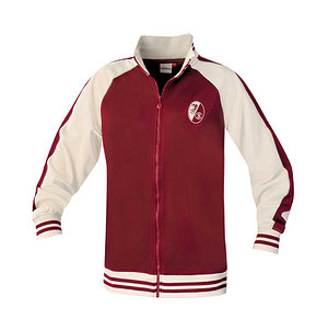 SC Freiburg 70er Zip-Jacke "Vintage" bordeaux