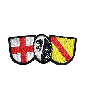 SC Freiburg Aufnäher "Drei Wappen"