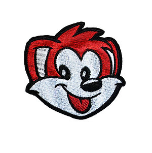 SC Freiburg Aufnäher "Füchsle" groß ca. 8 x 7,2 cm