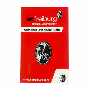 SC Freiburg Aufnäher "Wappen" klein 4.5 x 3 cm