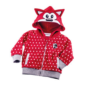 SC Freiburg Baby Fleecejacke "Füchsle" rot