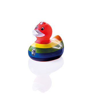 SC Freiburg Badeente "Regenbogen"