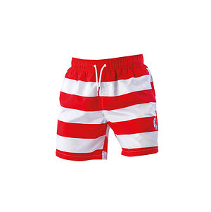 SC Freiburg Badehose "Streifen" Erw. rot-weiß