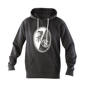 SC Freiburg Basic Hoodie "Wappen" schwarz