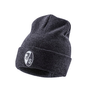 SC Freiburg Beanie Basic "Wappenstick" dunkelgrau dark grey