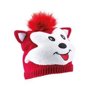 SC Freiburg Beanie "Füchsle 3D" Kinder rot-weiß