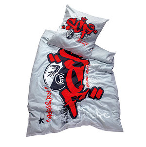 SC Freiburg Bettwäsche GOTS "Graffiti 100% Baumwolle