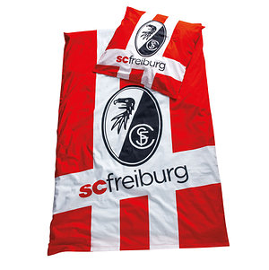SC Freiburg Bettwäsche "Logo/Schriftzug" 135 x 200cm