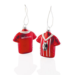 SC Freiburg Christbaumkugeln "Trikot" 2er-Set