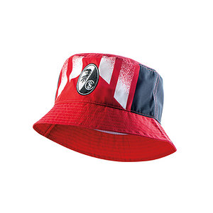 SC Freiburg Fischerhut "Streifen" weiß-rot-schwarz