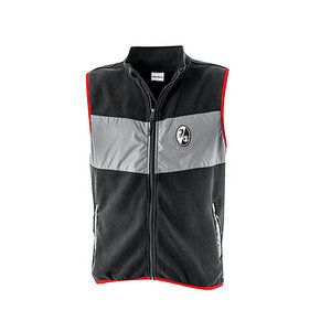 SC Freiburg Fleece-Weste schwarz-grau