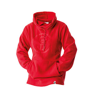 SC Freiburg Frauen Fleecehoodie rot