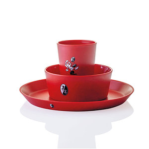 SC Freiburg Geschirrset "Wappen/Füchsle"