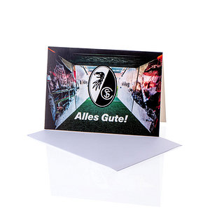 SC Freiburg Grußkarte "Alles Gute" inkl. Umschlag