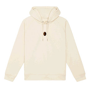 SC Freiburg Hoodie "Lederpatch" natural