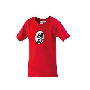 SC Freiburg Kinder Basic T-Shirt "Wappen" rot