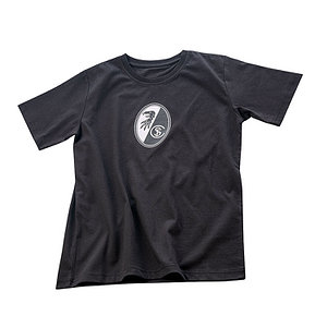 SC Freiburg Kinder Basic T-Shirt "Wappen" schwarz