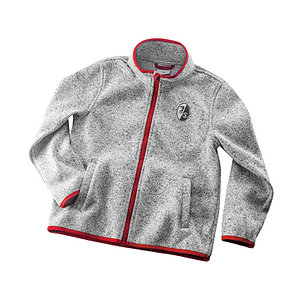 SC Freiburg Kinder Fleecejacke grau