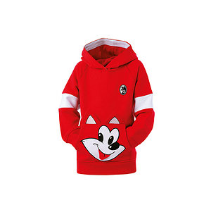 SC Freiburg Kinder-Hoodie "Maskottchen" rot