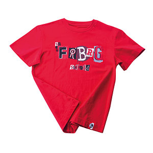 SC Freiburg Kinder T-Shirt "FRBRG" rot
