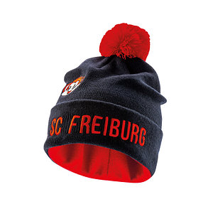 SC Freiburg Kinderbommelmütze "Füchsle" schwarz