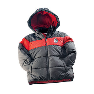 SC Freiburg Kinderjacke "Schriftzug II" schwarz-rot