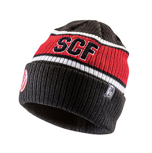 SC Freiburg Kindermütze schwarz/rot