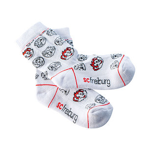SC Freiburg Kindersocken "Füchsle" weiß