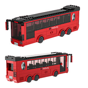 SC Freiburg Klemmbaustein-Set Teambus 244 Teile