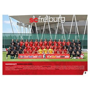 SC Freiburg Mannschaftsposter 24/25