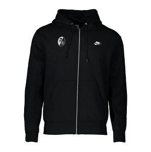 SC Freiburg NIKE Club Sweatjacke schwarz