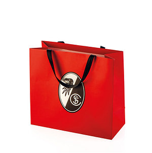 SC Freiburg Papiertragetasche rot 40x36 cm
