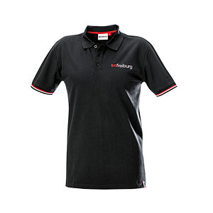 SC Freiburg Polo-Shirt "GOTS Basic" schwarz
