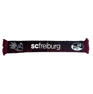 SC Freiburg Schal "Ausweichtrikot 26/27" schwarz-rot