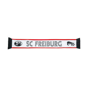 SC Freiburg Schal HD "Retro Schriftzug" weiß-rot-schwarz