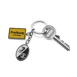 SC Freiburg Schlüsselanhänger "Logo & Stadt"