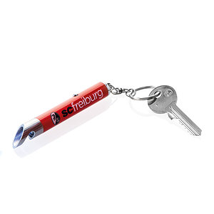 SC Freiburg Schlüsselanhänger "Logoschein" rot