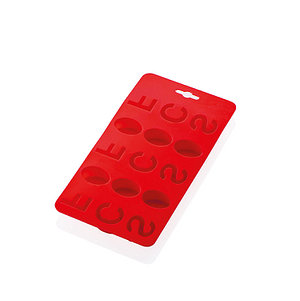 SC Freiburg Silikon Eiswürfelform "SCF" rot