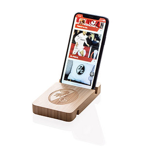 SC Freiburg Smart Phone Ständer "Wappen" Holz