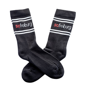 SC Freiburg Socken "Streifen" schwarz