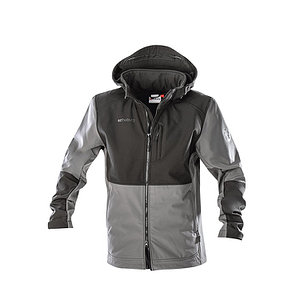 SC Freiburg Softshelljacke "Colorblock" 26/27 schwarz-grau