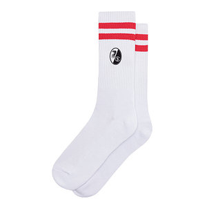 SC Freiburg Sportsocken "Wappenstickerei" weiß-rot