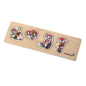 SC Freiburg Steckpuzzle "Füchsle" 4 Teile