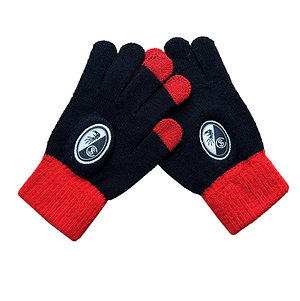 SC Freiburg Strickhandschuhe "Logo" Kinder schwarz-rot