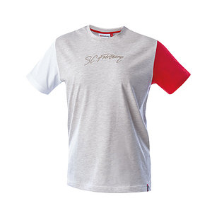 SC Freiburg T-Shirt "Pastell Colorblock" beige
