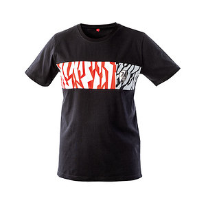 SC Freiburg T-Shirt Upcycling "Auswärts" schwarz