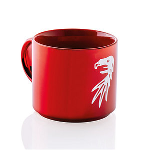 SC Freiburg Tasse "Metallic Greif" rot